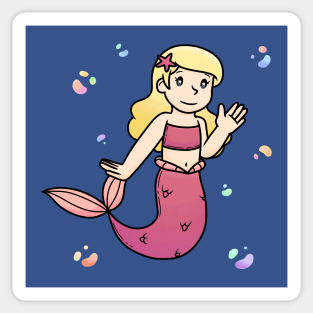 Cute mermaid Sticker